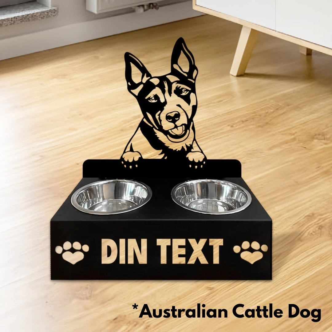 Hundmatskålar med ställ