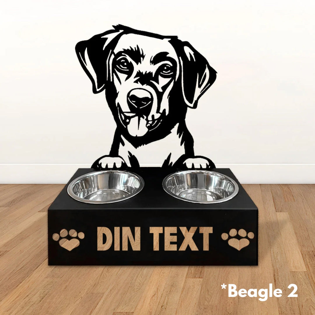 Hundmatskålar med ställ