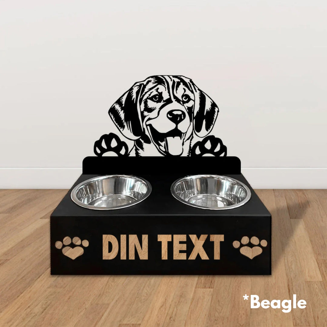 Hundmatskålar med ställ