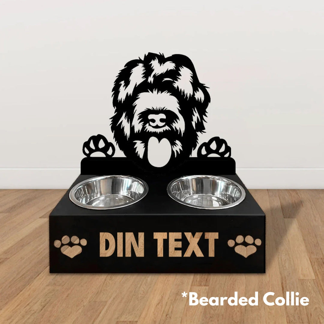 Hundmatskålar med ställ