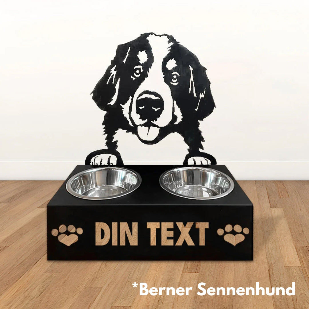 Hundmatskålar med ställ