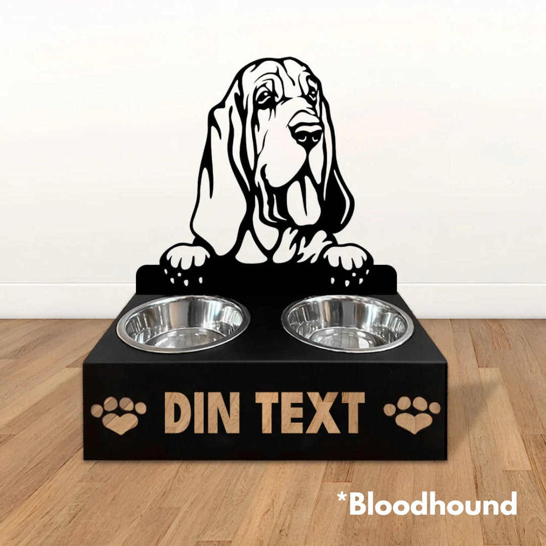 Hundmatskålar med ställ