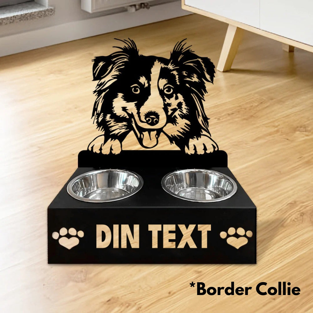 Hundmatskålar med ställ