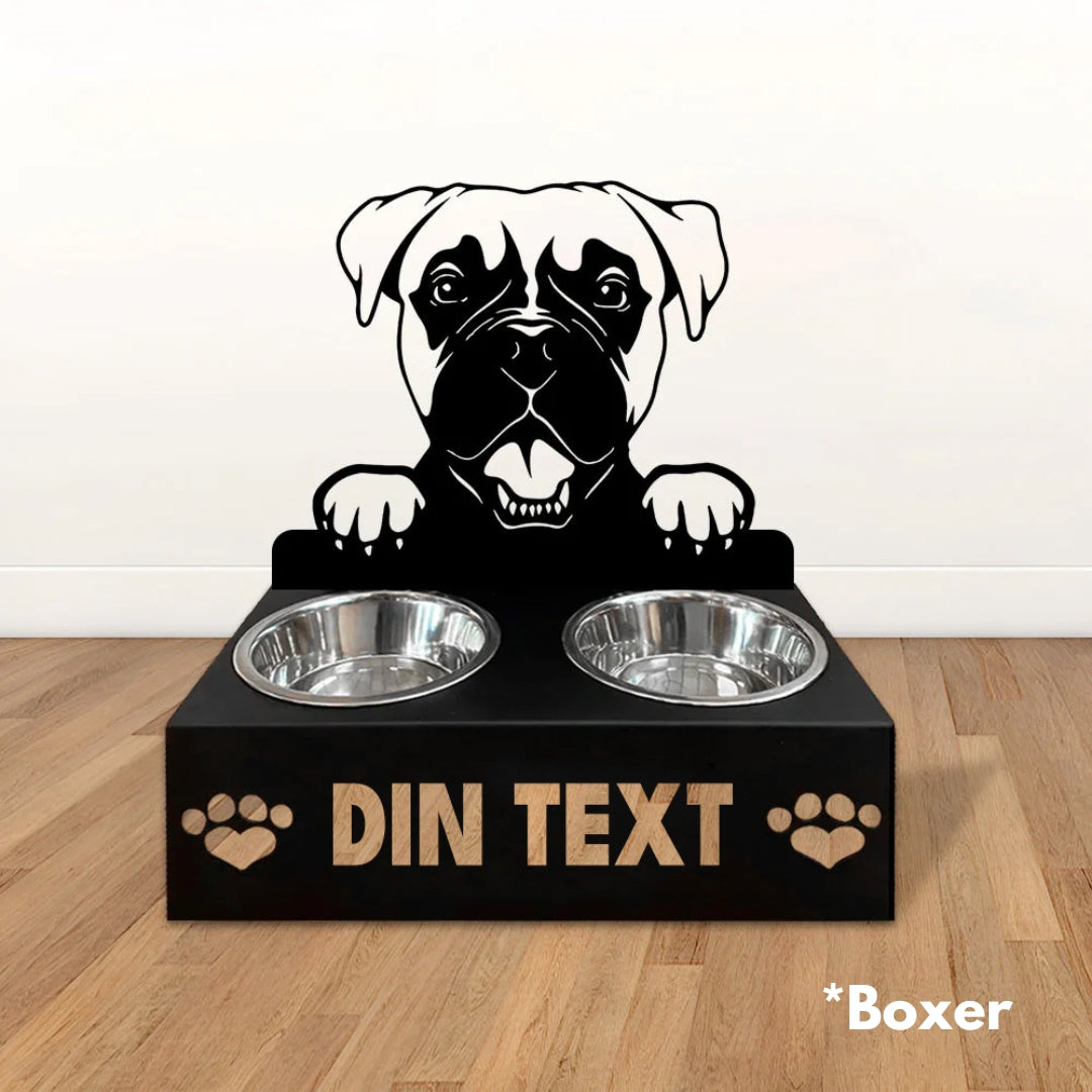 Hundmatskålar med ställ