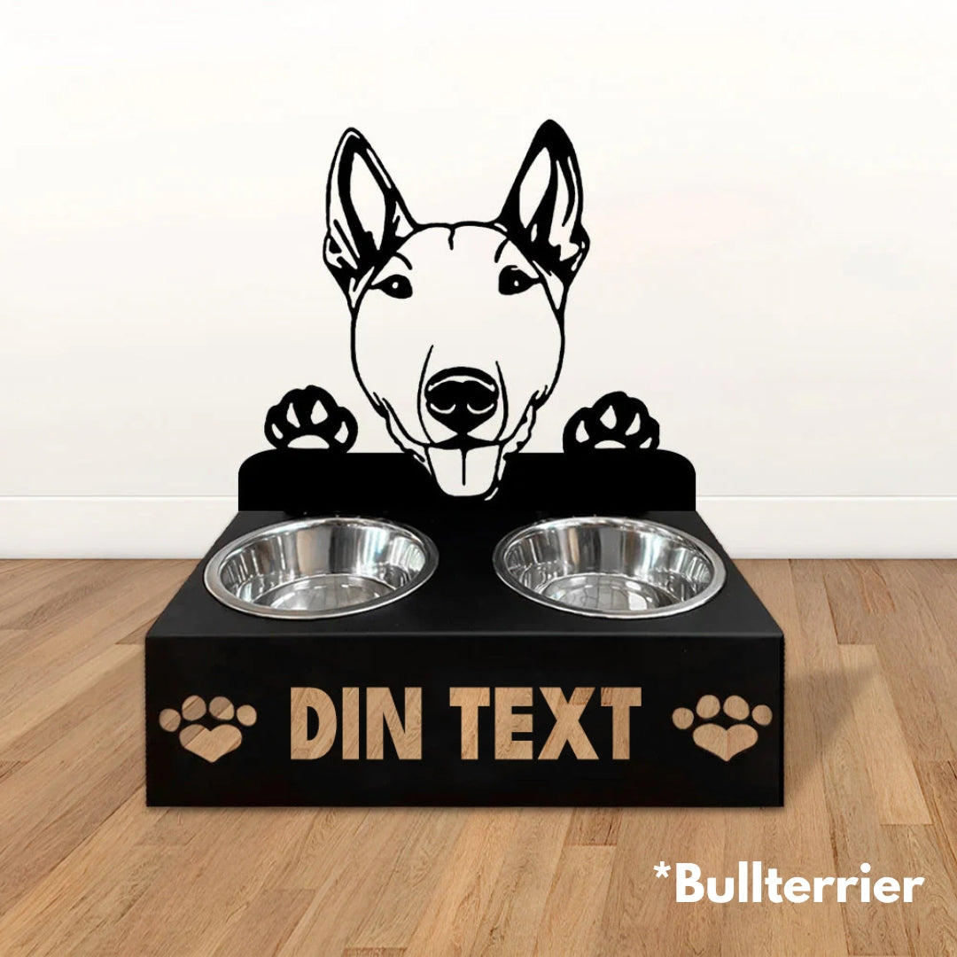 Hundmatskålar med ställ