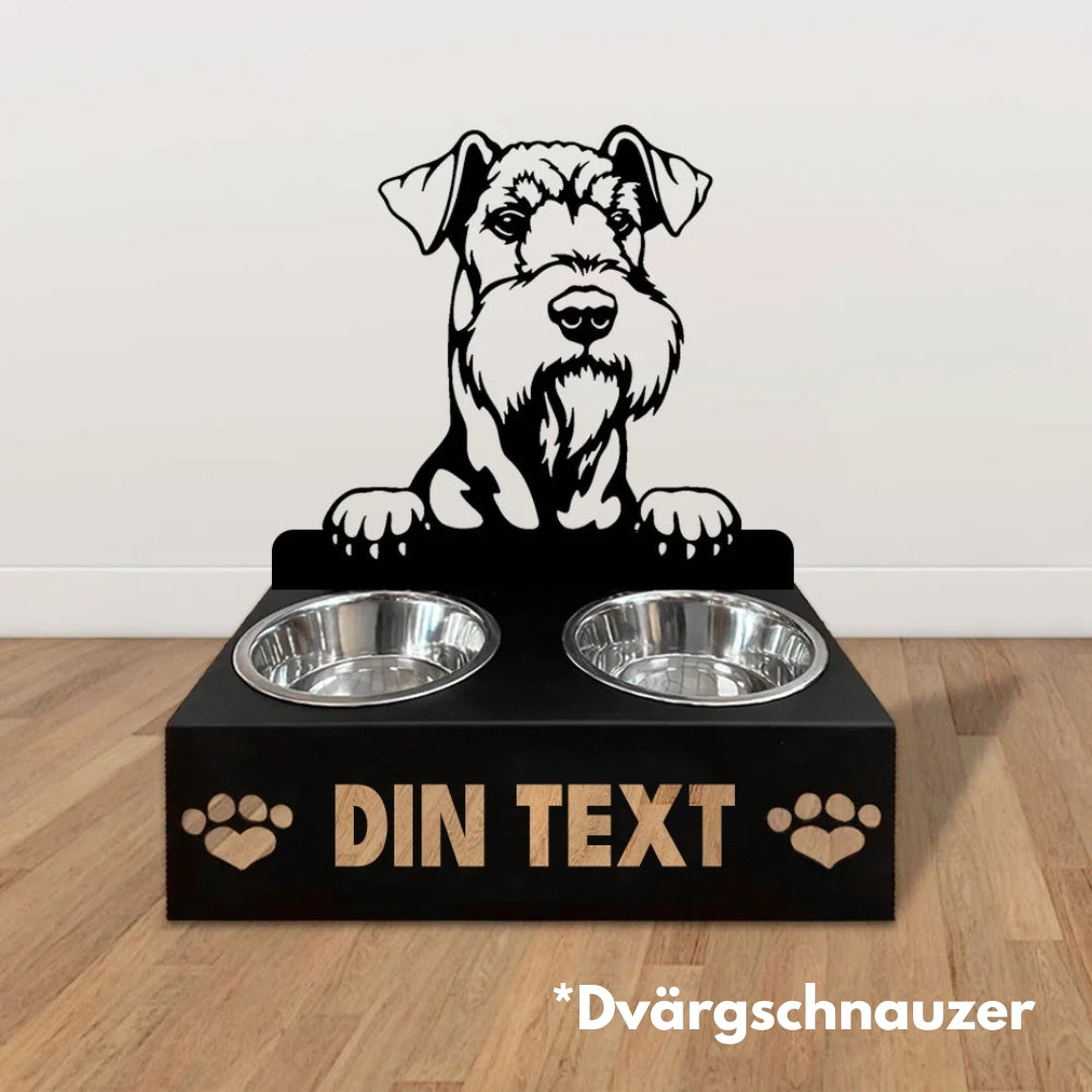 Hundmatskålar med ställ