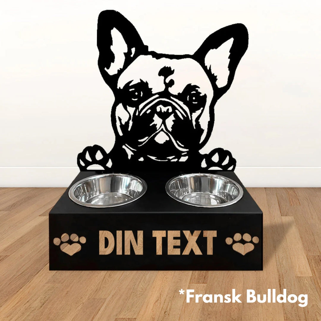 Hundmatskålar med ställ