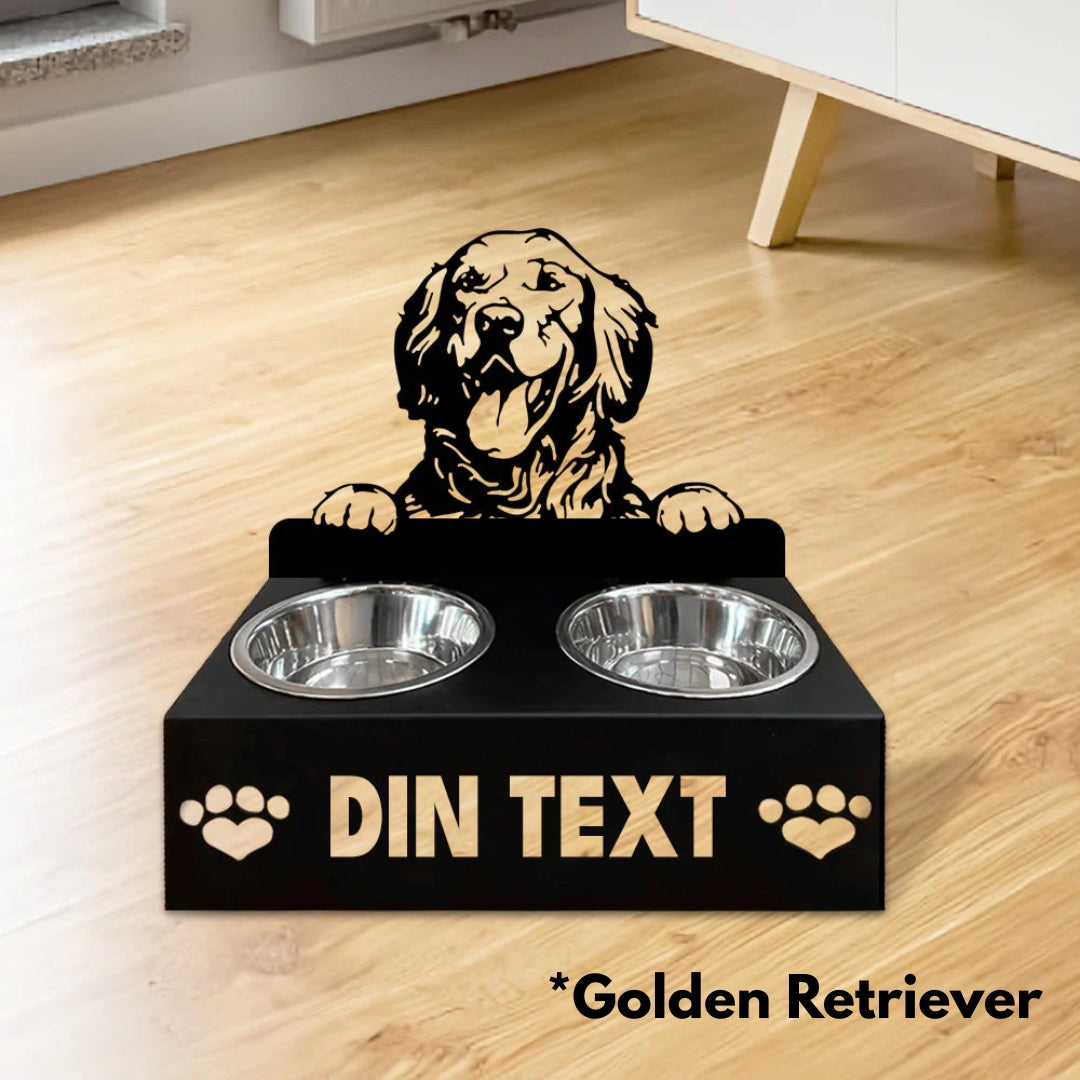 Hundmatskålar med ställ