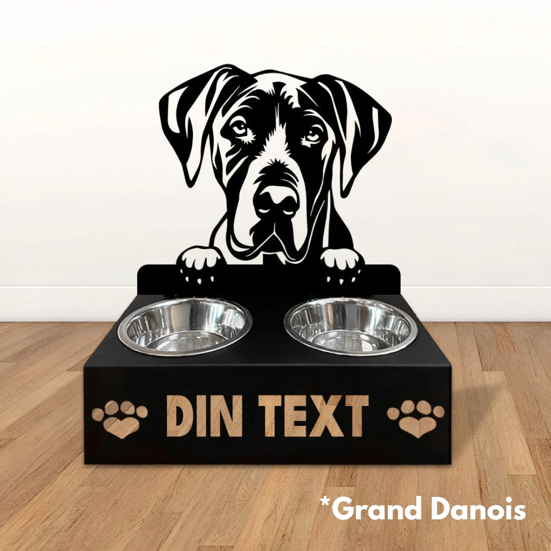 Hundmatskålar med ställ