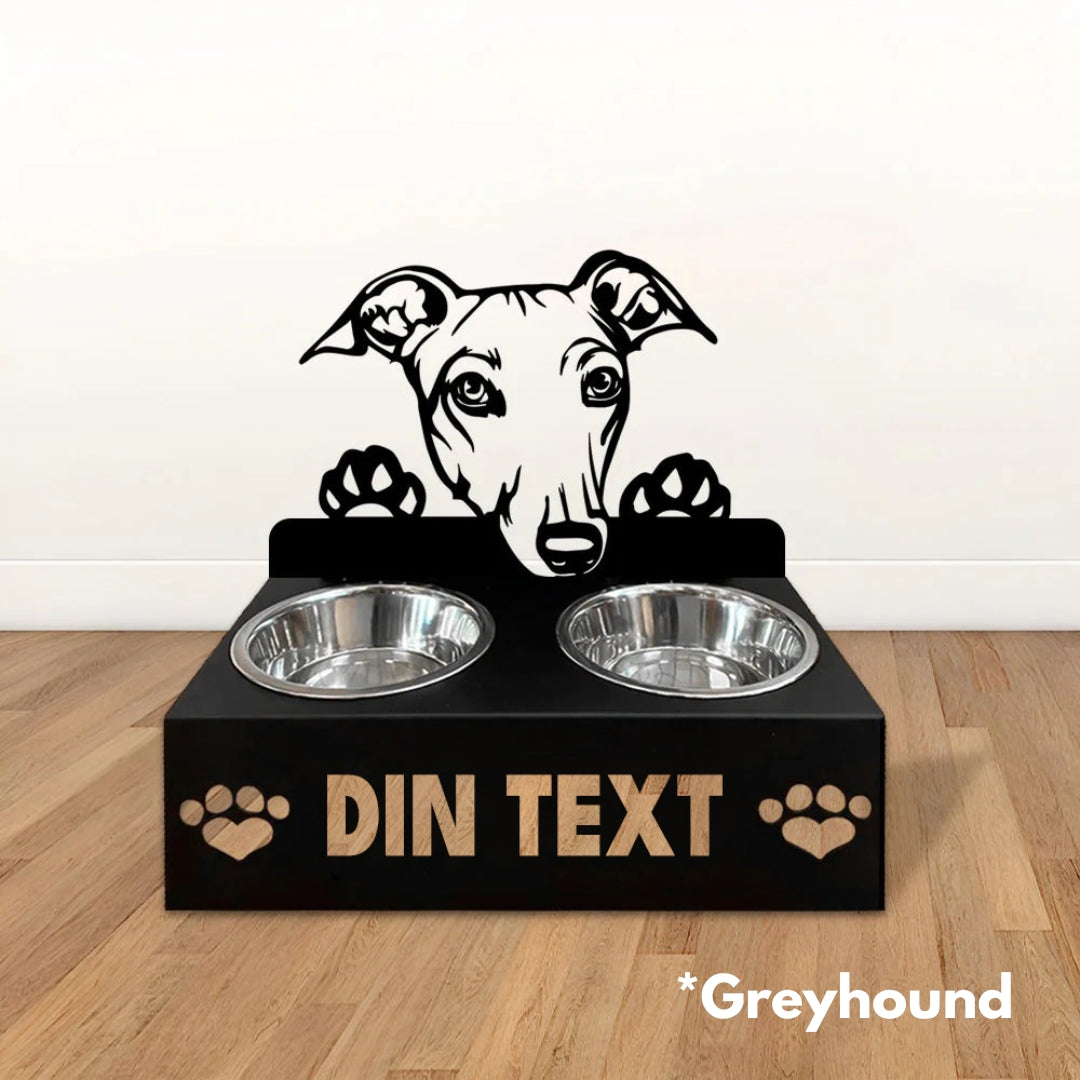Hundmatskålar med ställ