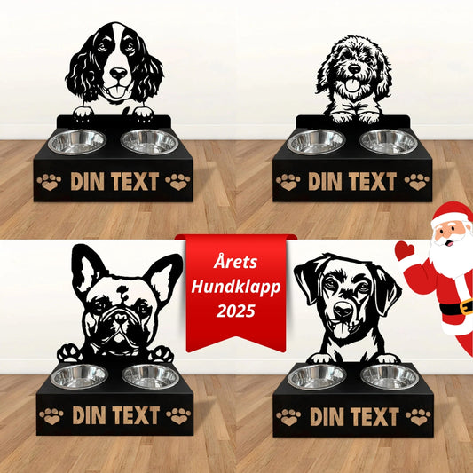 Hundmatskålar med ställ