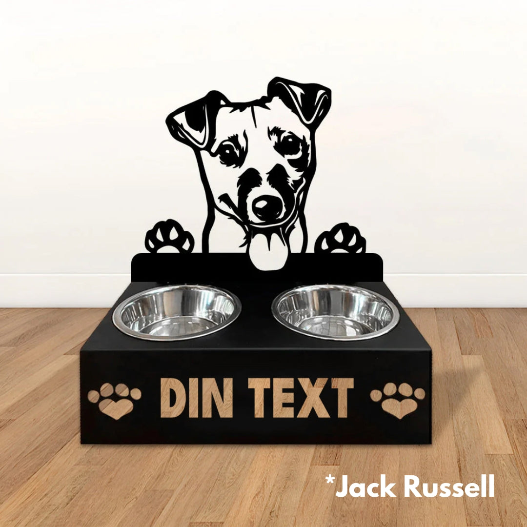 Hundmatskålar med ställ