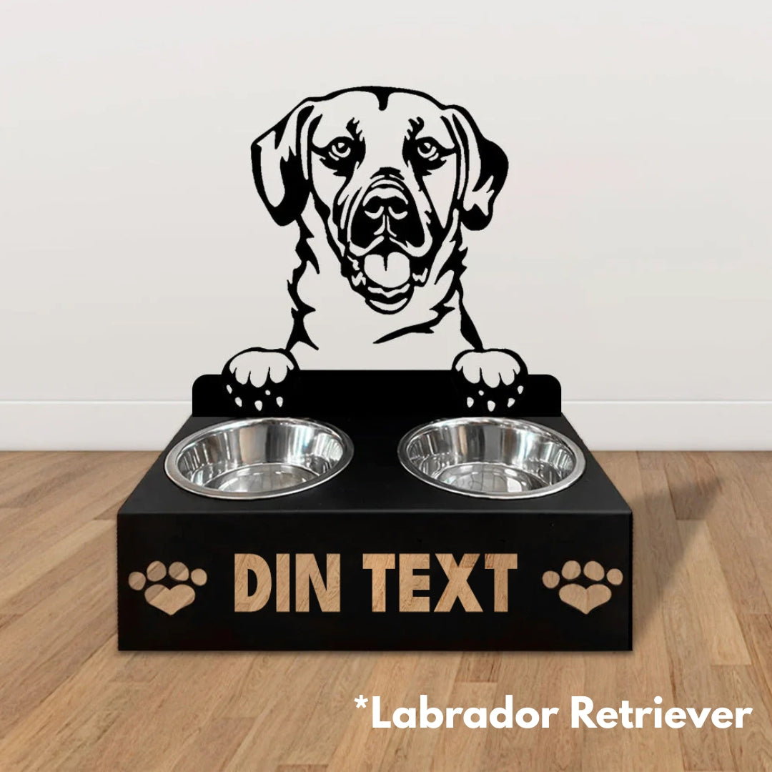 Hundmatskålar med ställ