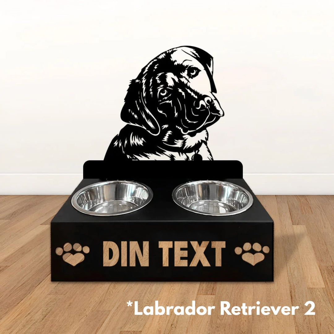 Hundmatskålar med ställ