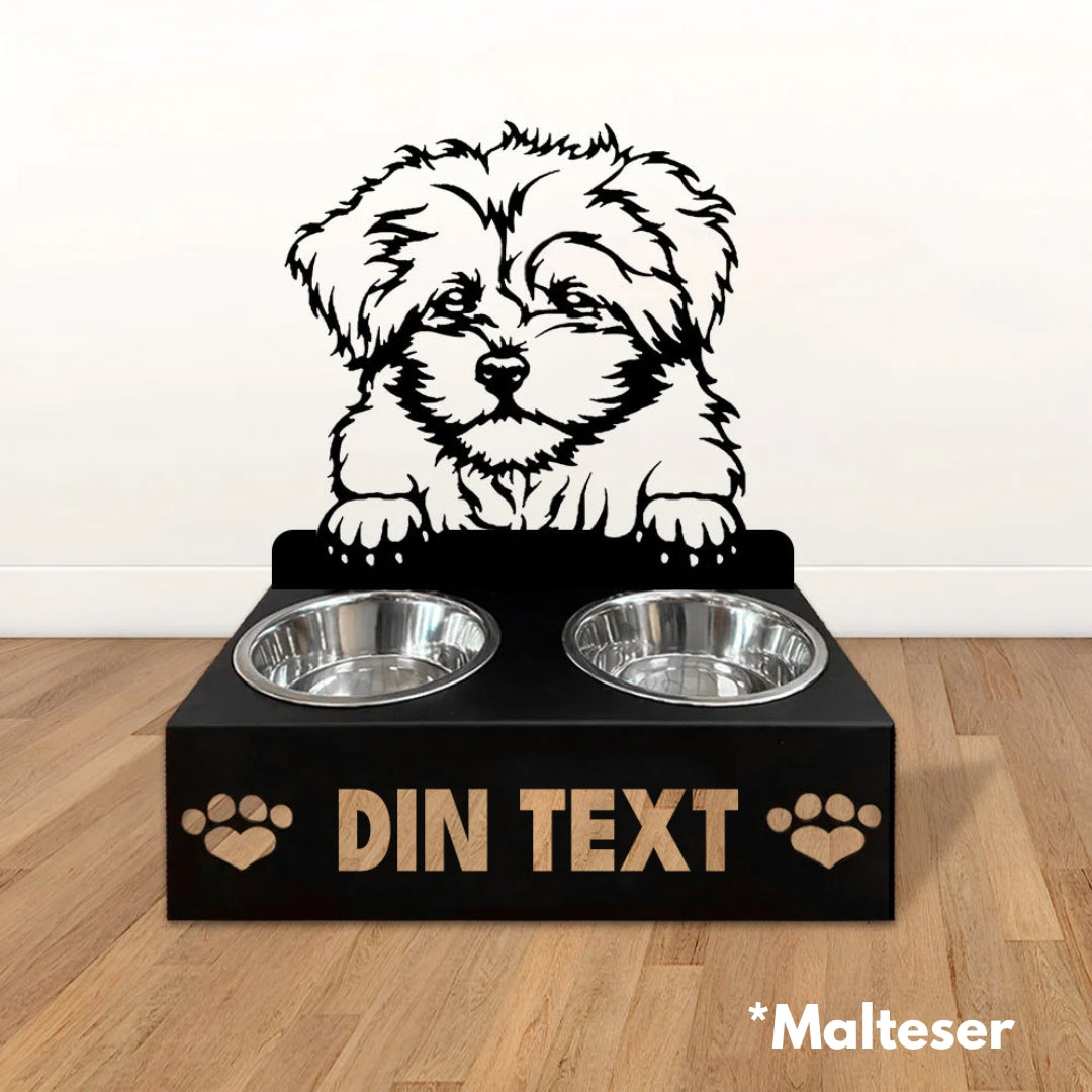 Hundmatskålar med ställ