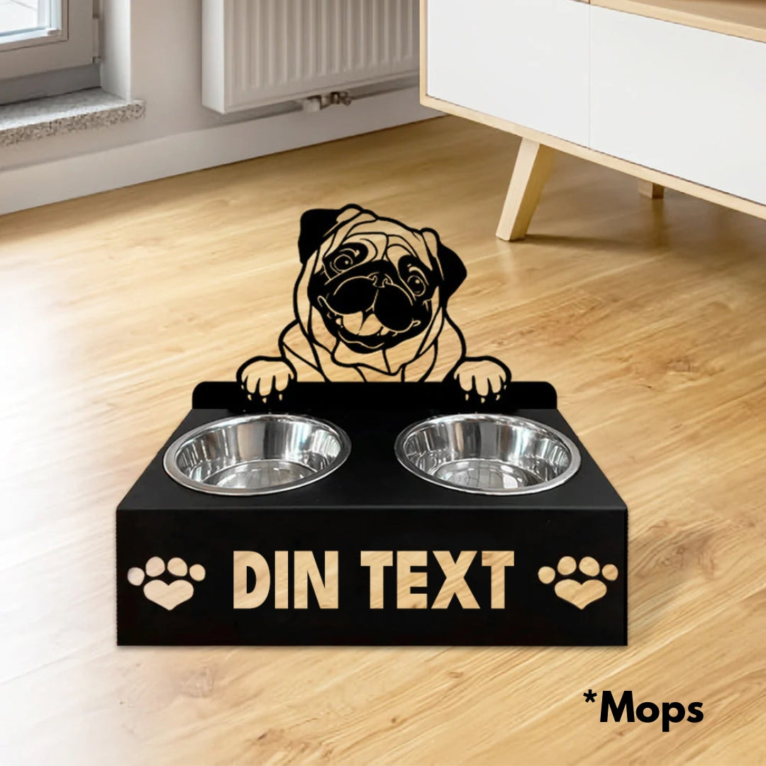 Hundmatskålar med ställ