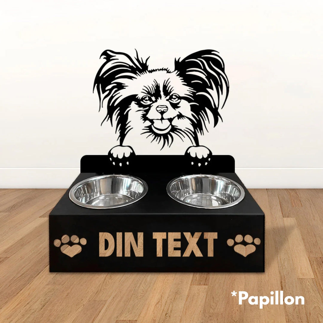 Hundmatskålar med ställ