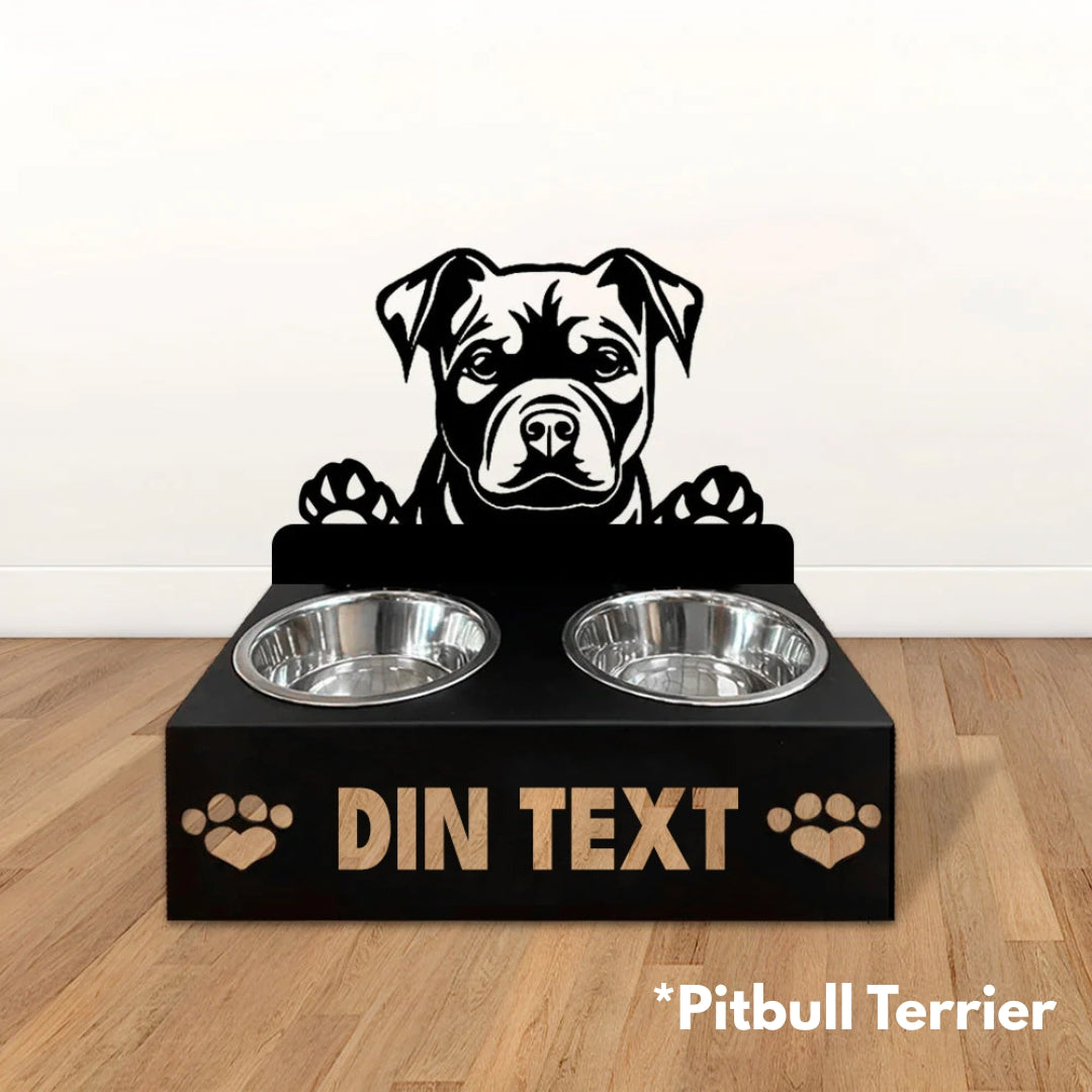 Hundmatskålar med ställ