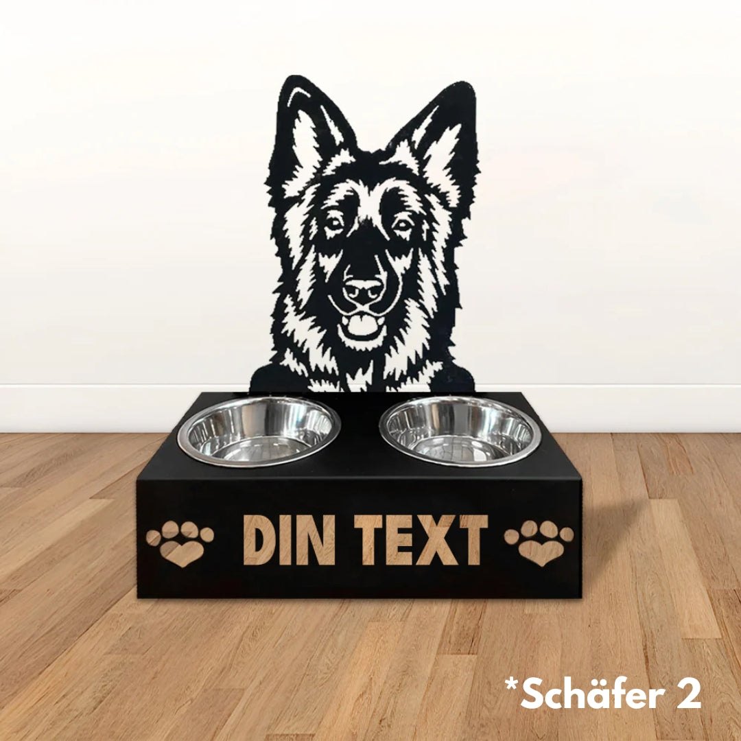 Hundmatskålar med ställ