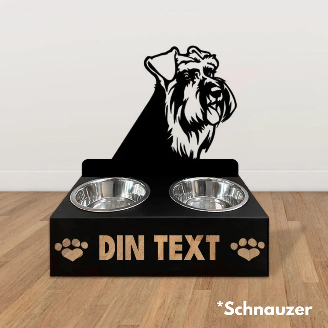 Hundmatskålar med ställ