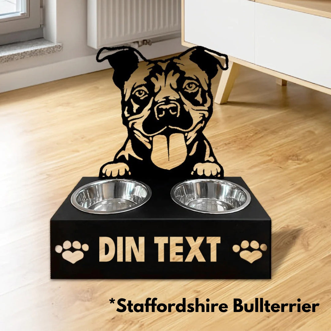 Hundmatskålar med ställ