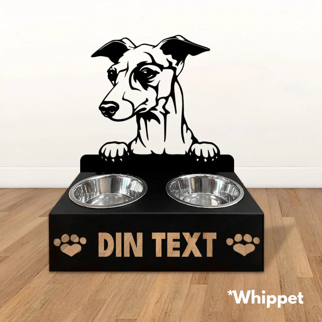 Hundmatskålar med ställ